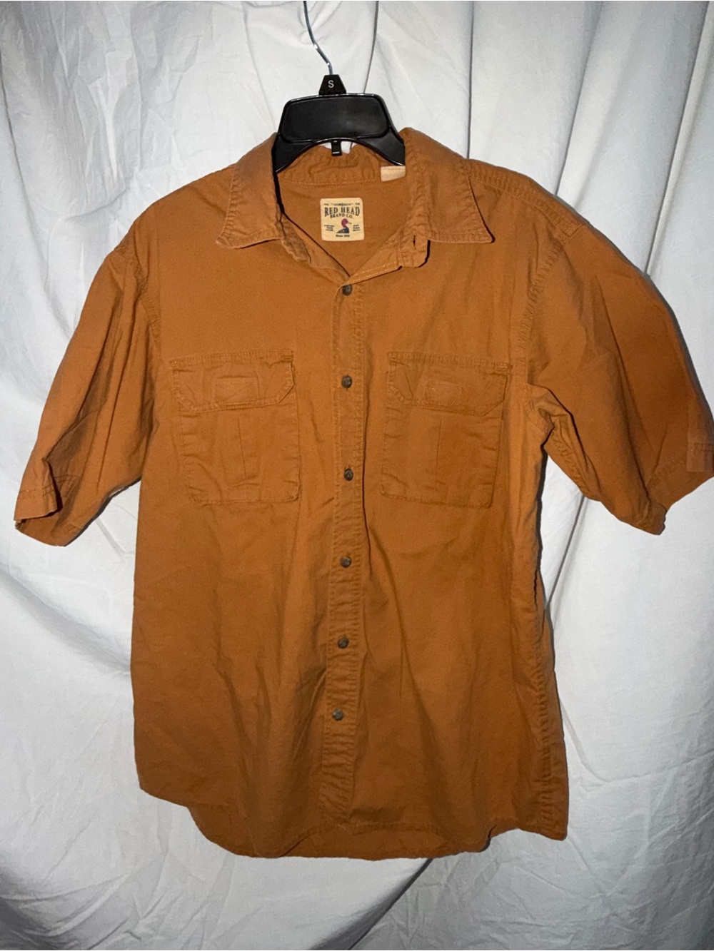 RedHead Men's Short-Sleeve Button-Down Shirt - Rust